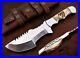 12-Custom-Handmade-D2-Steel-Hunting-Tracker-Knife-Ram-Horn-Handle-with-Sheath-01-yykn