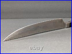 13 Heavy 1095 Hi Carbon Steel Knife with Horn Scales by Bladesmith John Switzer