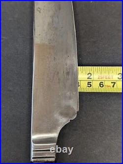 13 Heavy 1095 Hi Carbon Steel Knife with Horn Scales by Bladesmith John Switzer