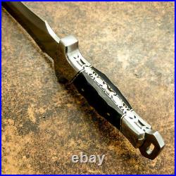 14 Handmade D2 Tool Steel Dagger Knife With Sheath