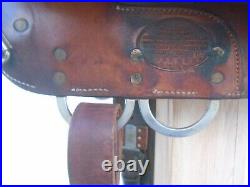 15.5 CIRCLE Y Silver Reining / All Around Show SaddleHigh EndSQHBRawhide