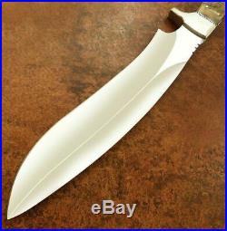 15 Custom Handmade D 2 Steel Hunting Bowie Knife With Leather Sheath