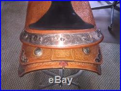 15 Light oil Big Horn Silver Show Saddle with Matching Breast Collar # 1850