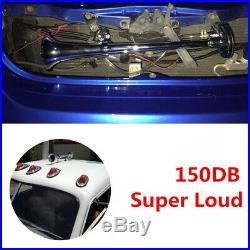 150dB 12V Single Trumpet Air Horn with Compressor Super Loud for Trucks Cars