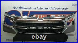 19 Dodge Ram 1500 Big Horn Oem Upper Grille Assembly With Silver Valance