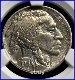 1914 Uncirculated, Buffalo Nickel with a FULL HORN