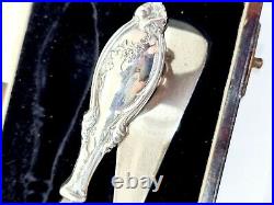 1927 birmingham Crisford & Norris Ltd silver shoe horn button hook set with box