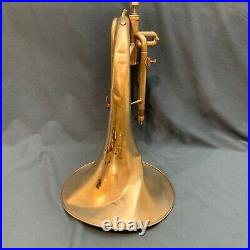 1928 Silver Pan American Mellophone with 3 Crooks D-Eb-C S/N 68267 Conn