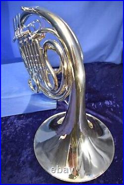 1947 H. N. White Co. King Single French Horn in F with Case and Mouthpiece