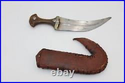 1950's Yemenite Silver Dagger Jambya with Rhino Horn
