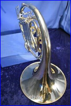 1961 Elkhart Conn 4D Single French Horn with Case and Mouthpiece
