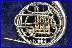 1961 Elkhart Conn 8DS (8D with Screw Bell) Double French Horn with Case and Mpc