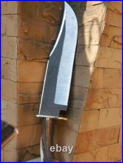 25 Custom Handmade High Carbon Steel Hunting Stag/antler Bowie Knife Crown