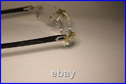 3 Ct Lab Diamond 14k Gold Custom Genuine Horn Buffs with Iced Out Moissanite C's