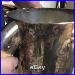 7lbs in Silver! Rare Goblet with Horns
