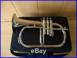 AWESOME SUMMER SALE -Pocket New Silver Bb Flugel Horn With Free Hard Case