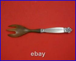 Acanthus by Georg Jensen Sterling Silver Caviar Fork with Horn 6 1/4 Serving