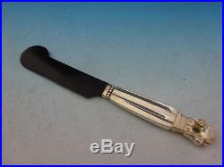 Acorn by Georg Jensen Sterling Silver Caviar Knife original with horn 5 5/8