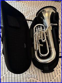 Adams E1 euphonium Silver (slightly used, EXCELLENT shape) with Adams case