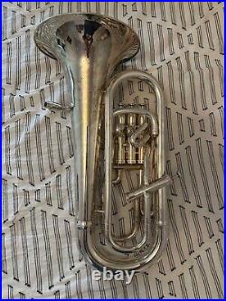 Adams E1 euphonium Silver (slightly used, EXCELLENT shape) with Adams case