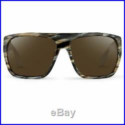 Ann Demeulemeester Sunglasses Oversized Brown Horn 925 Silver with Green Lenses