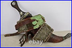 Antique Islamic Yemen Belt Khanjar Dagger Jambiya Silver with Special