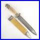 Antique-Massive-19th-Century-Horse-Head-Bowie-Knife-19-OL-Coin-Silver-Sheath-MQ-01-bjhd