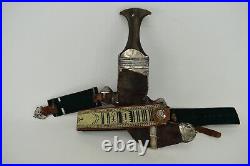 Antique Omani Khanjar Dagger Jambiya Silver With Special Horn