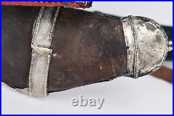 Antique Omani Khanjar Dagger Jambiya Silver With Special Horn