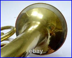 Antique VIENNA HORN with F-crook, hand-made, Germany, c. 1880