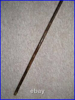 Antique Walking Stick Bovine Horn & Hallmarked 1916 Silver Draycott Lodge Derby