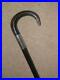Antique-Walking-Stick-Cane-With-Bovine-Horn-Crook-Handle-Silver-Collar-85cm-01-pkth