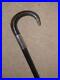 Antique-Walking-Stick-Cane-With-Bovine-Horn-Crook-Handle-Silver-Collar-85cm-01-zb