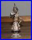 Antique-hand-made-silver-plated-figurine-Asian-woman-with-folk-costume-and-horn-01-am