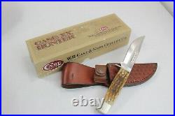 BEAUTIFUL CASE XX 3 1/2'' HUNTING KNIFE With Leather Sheath In Original Box