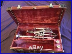 BLESSING SUPER ARTIST CORNET (TRUMPET) PROFESSIONAL, AMAZING HORN with CASE