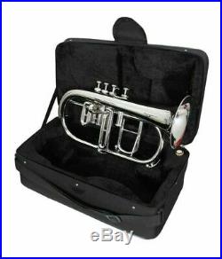 BRAND New Bb/F 4 Valve Flugel Horn With Free Hard Case+Mouthpiece