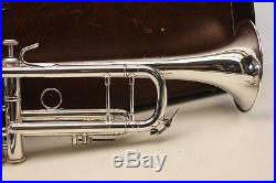 Bach Stradivarius 37 ML 180S37 Trumpet Professional Horn SILVER PLATED with Case