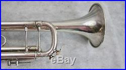 Bach Stradivarius 37 ML PRO Silver Trumpet Professional Horn With Case 1983
