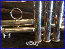 Bach Stradivarius 37 ML PRO Silver Trumpet Professional Horn With Case BEAUTIFUL