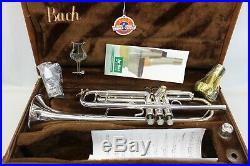 Bach Stradivarius 37 ML Trumpet SILVER Professional Horn Great Sound with Case
