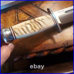 Bark River Teddy II Sheep Horn A2 WithLeather Sheath With Box First Production Run