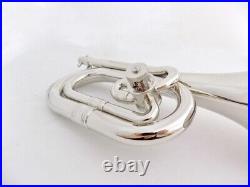 Bb trumpet Spanish horn brass with lacquered silver nickel plating instrument