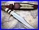 Beautiful-Handmade-D-2-Steel-Stag-Horn-Hunting-Bowie-Knife-with-Leather-Sheath-01-mh