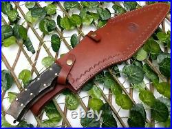 Best Handmade Rare D2 Tool Steel Hunting Fixed Blade Knife With Ram Horn Handle