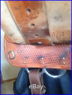 Big Horn 16 Western Saddle With Montana Silver