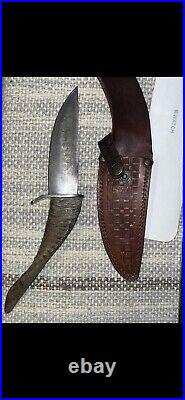 Big Horn Sheep Knife Custom Made