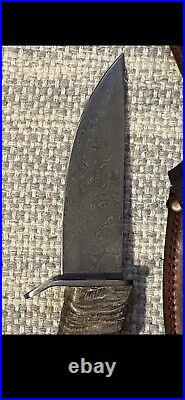 Big Horn Sheep Knife Custom Made