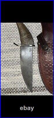 Big Horn Sheep Knife Custom Made