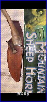 Big Horn Sheep Knife Custom Made